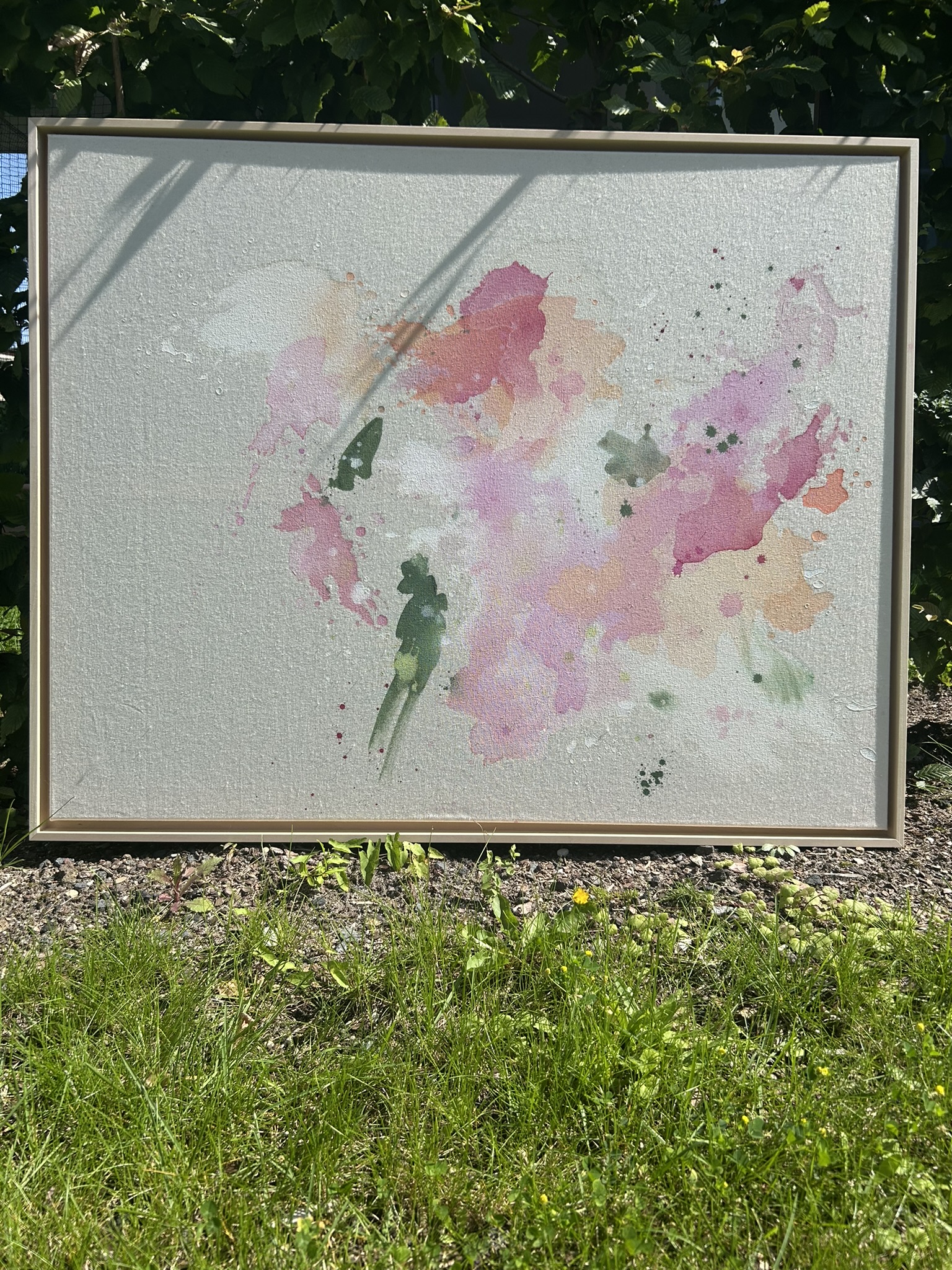 Zerbrechlichkeit, 2025, Acryl auf roher Baumwollleinwand, Ansicht 5